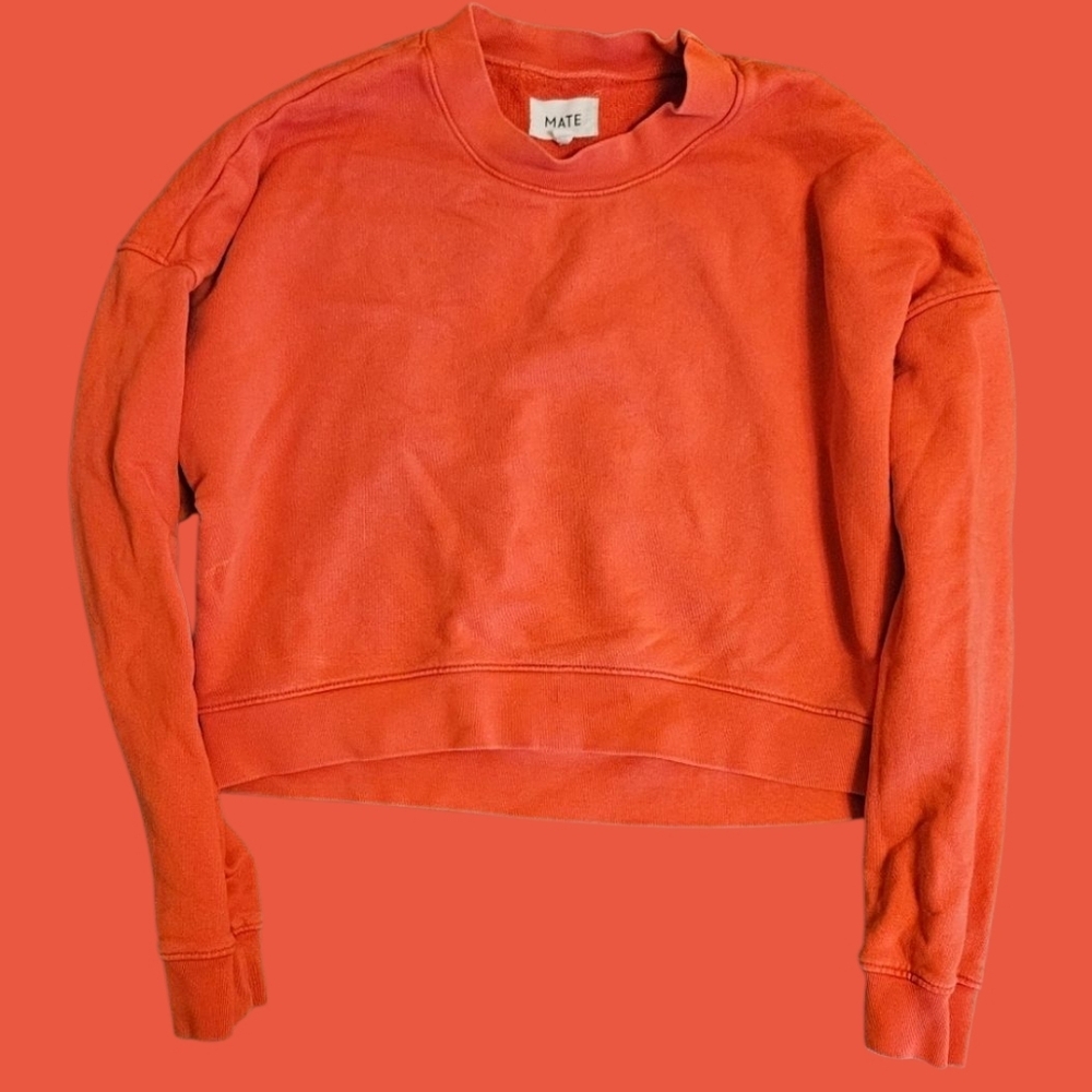 MATE the Label Coral Crewneck Sweatshirt